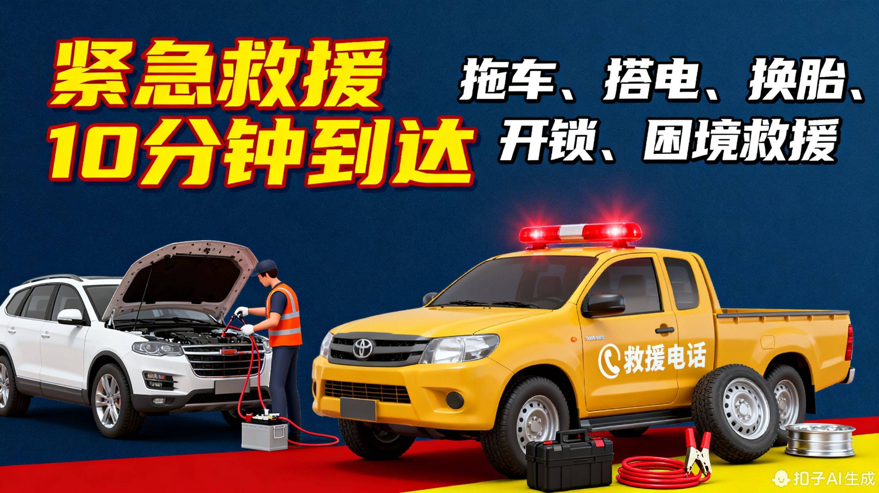 义乌最新24小时上门汽车搭电救援方法分析(最方便真实的义乌上门汽车搭电多少钱方法)